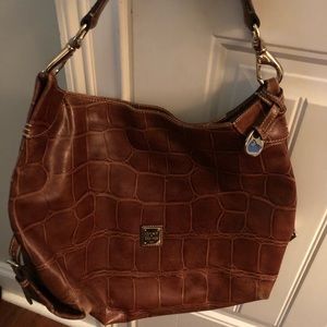 Croco embossed Dooney and Burke handbag